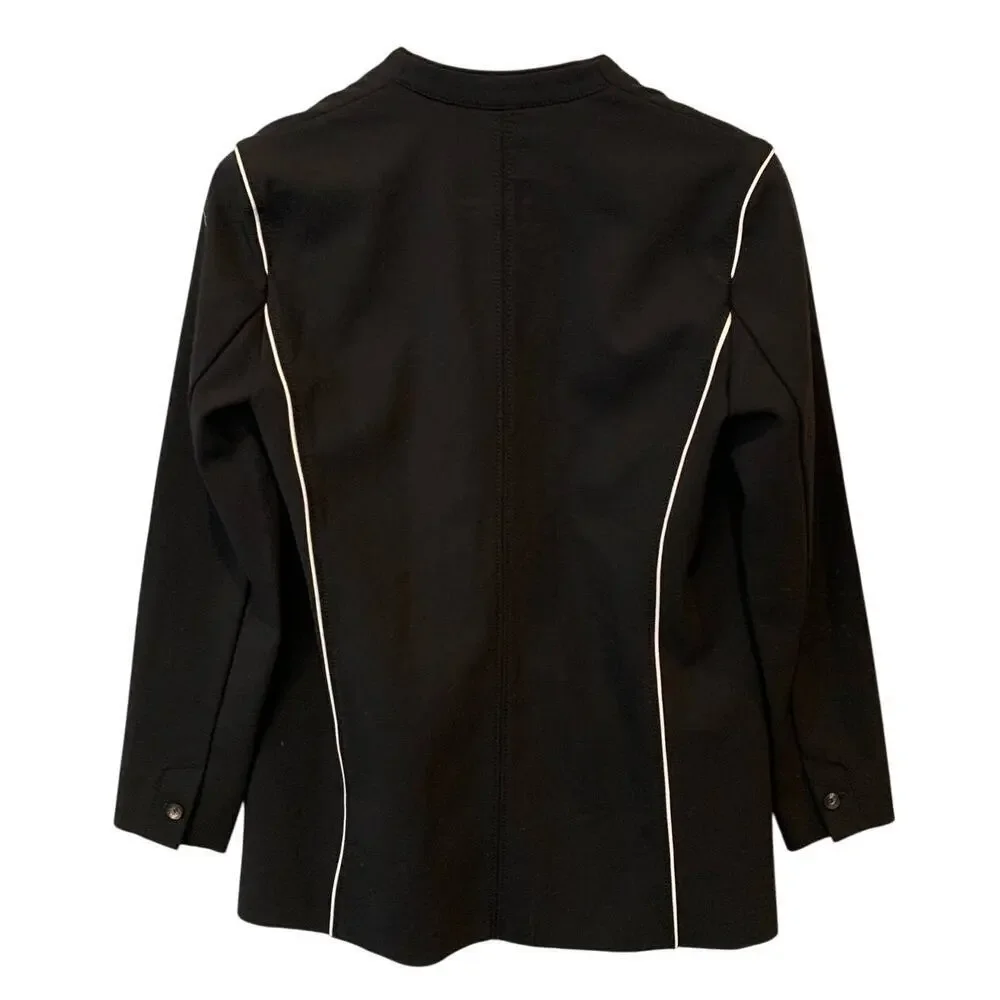 HELMUT LANG Origami Crepe Pierce Blazer Size 4
